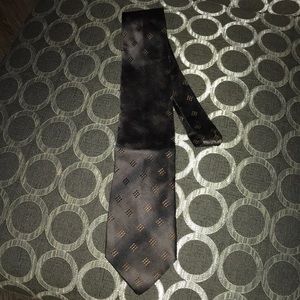 hugo boss tie (dark brown)